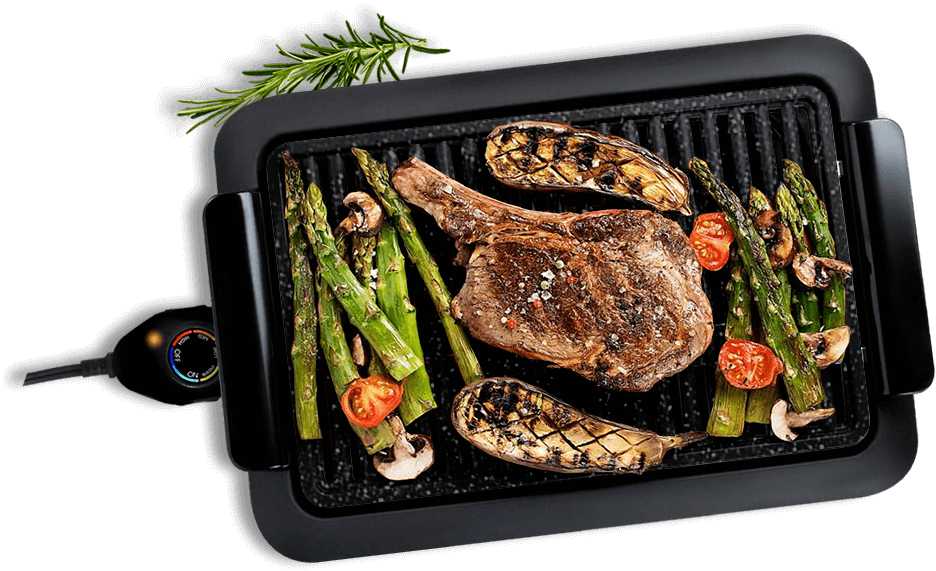 griglia barbecue senza fumo