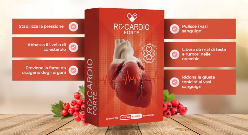 benefici dell'integratore cardiovascolare Recardio