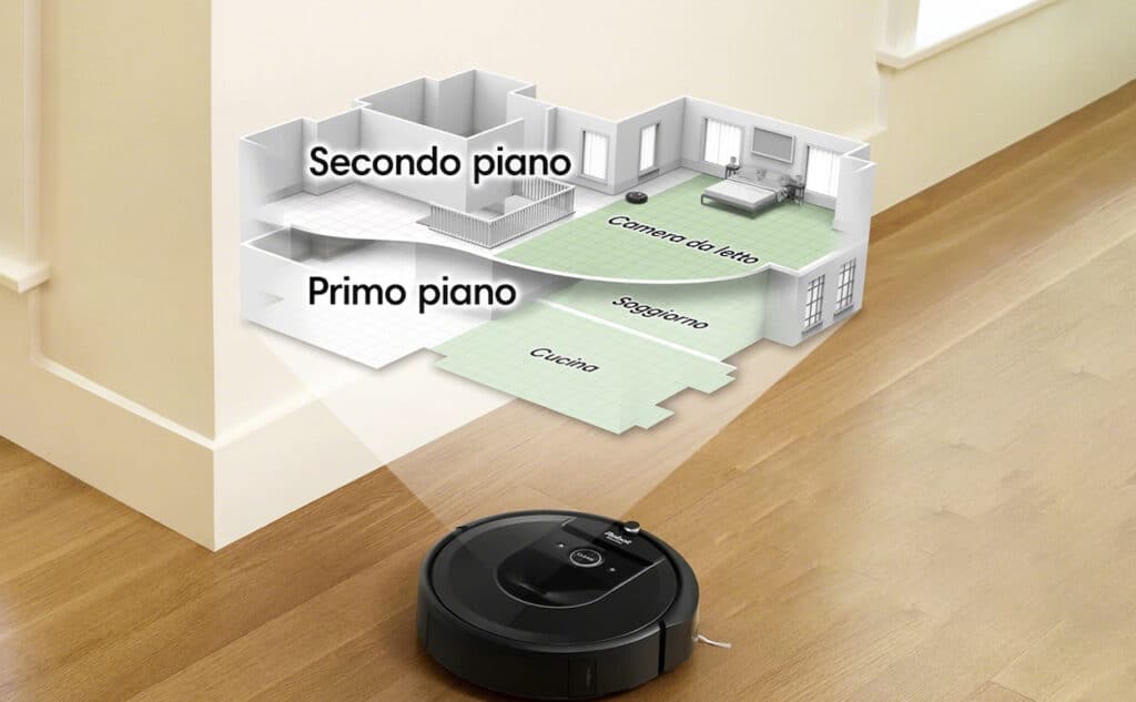 mappatura casa robot aspirapolvere