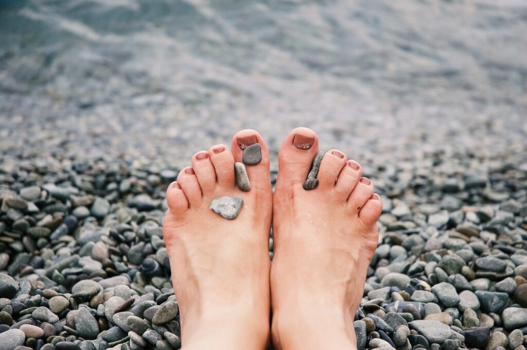 occhio di pernice sui piedi